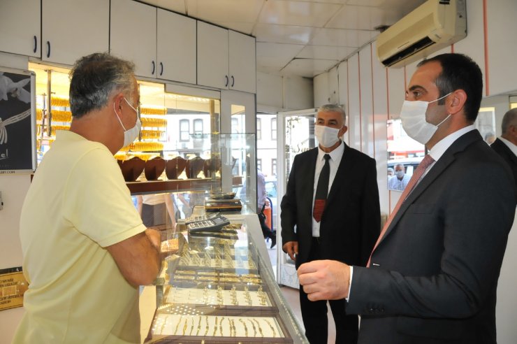 Akşehir'de koronavirüs denetimi