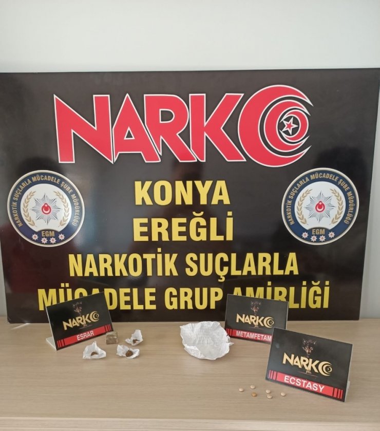 Konya Ereğli'de uyuşturucu operasyonu! 1 tutuklama