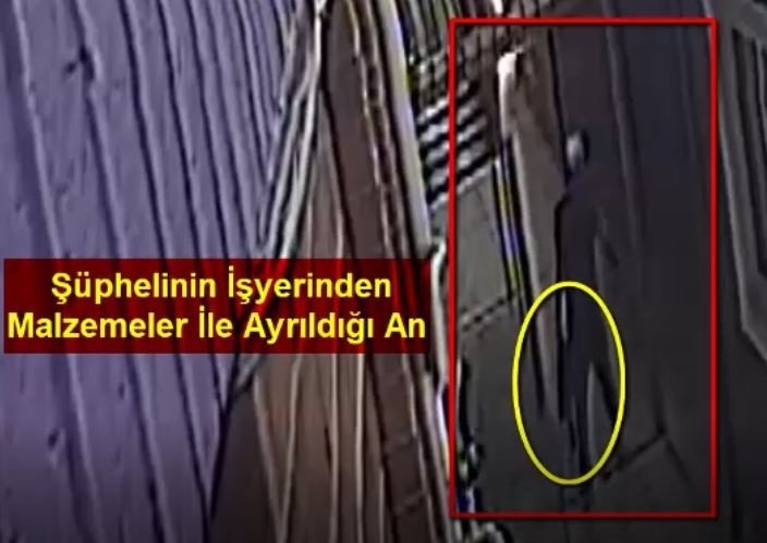 Hırsızlık anları güvenlik kamerasında