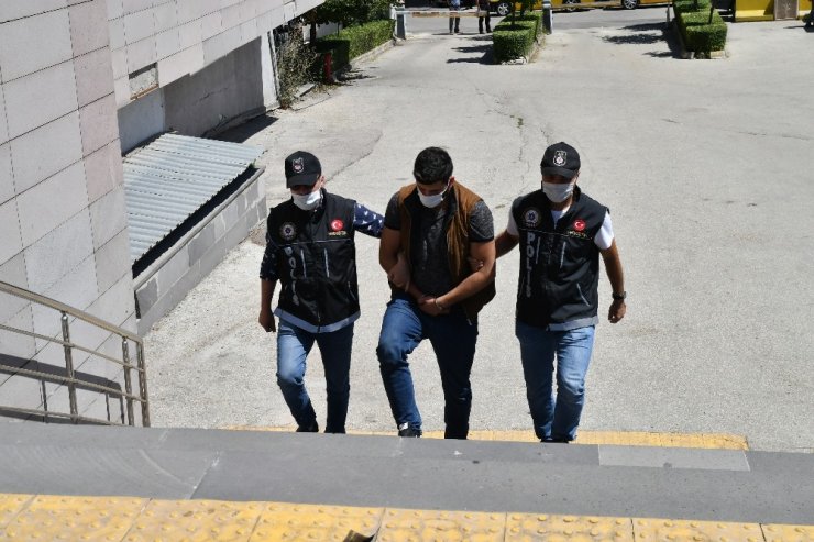 Eskişehir’e bidonla ilk kez sıvı metamfetamin getiren şüpheli adliyede