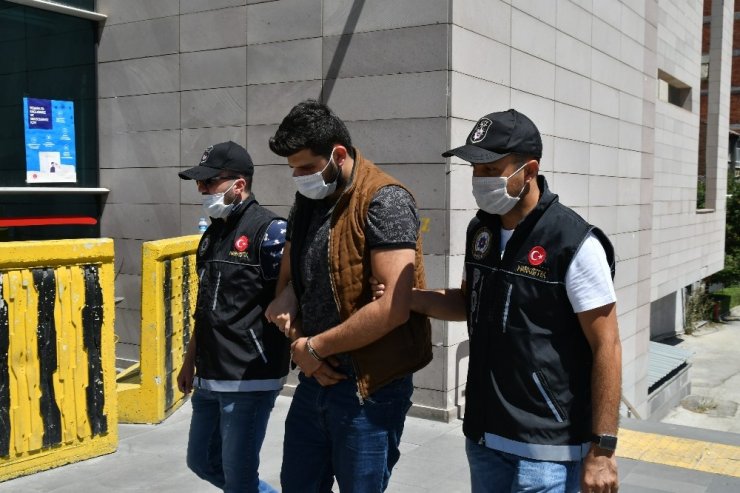 Eskişehir’e bidonla ilk kez sıvı metamfetamin getiren şüpheli adliyede