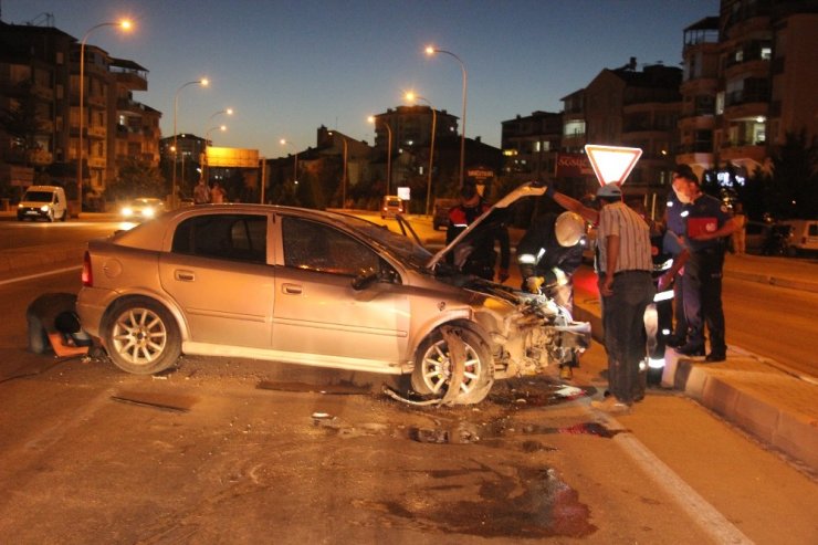 Karaman'da feci kaza: Ters dönen otomobil 50 metre sürüklendi! 2 yaralı