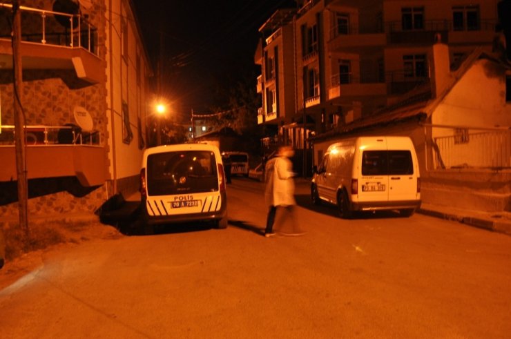 Karaman’da iki bina arasındaki pompalı tüfek bulundu