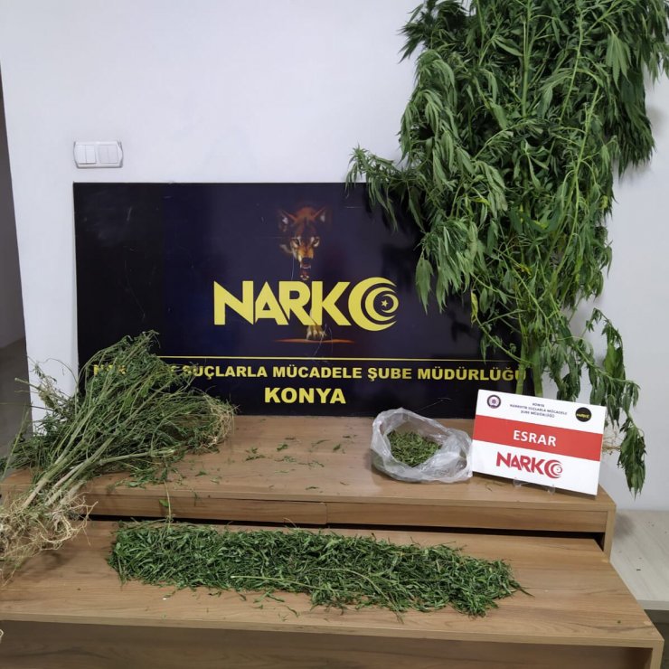 Konya'da uyuşturucu operasyonu! 8 kişi gözaltına alındı