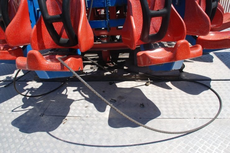 Lunaparkta oyuncağın halatı koptu! Yüksekten düşen 3 kişi yaralandı