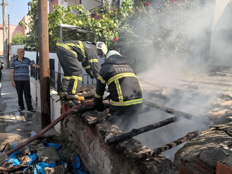 Aksaray’da yangın paniği