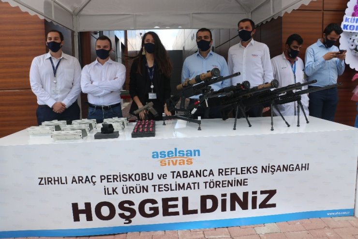 ASELSAN tarafından üretilen ilk üretim yerli ve milli silah parçaları törenle teslim edildi