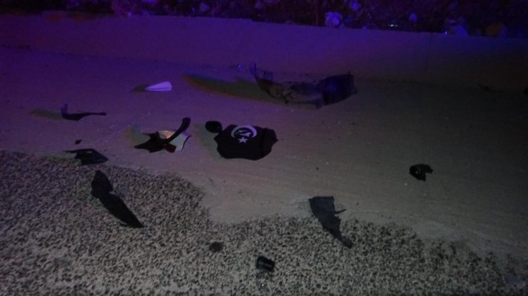 Çift şeritli yolda ters yönde giden araç motosiklete çarptı! 1 yaralı 1 gözaltı