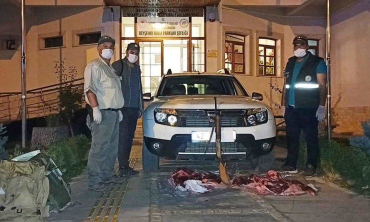 Konya’da kaçak avda kullanilan araç ve tüfeğe el konuldu! Üstüne 61 bin 998 lira ceza kesildi
