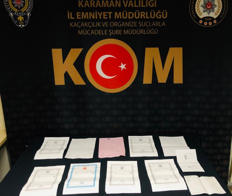 Karaman'da yakalanan 2 dolandırıcı tutuklandı