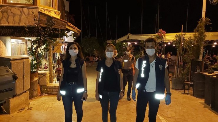 Datça’da 100 polis ve 3 narkotik köpeğiyle dev uygulama! 2 gözaltı