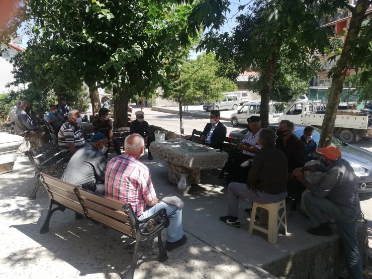 Konya Derebucak'ın yeni kaymakamı Durak Çamlık Pınarbaşı ve Göynem'de vatandaşlarla buluştu