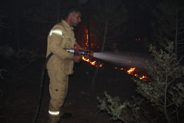 Denizli’deki orman yangını büyüdü! Kriz masası oluşturuldu 10 hane boşaltıldı