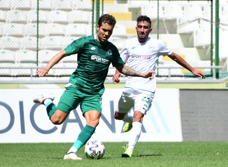 Konyaspor yeni sezona antrenman maçıyla hazırlandı
