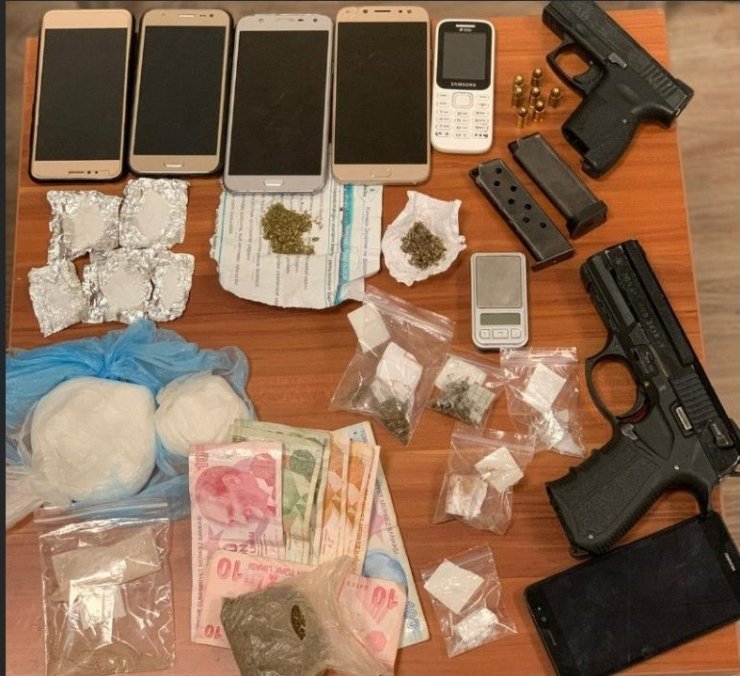 Bir uyuşturucu operasyonu da Gaziantep'te