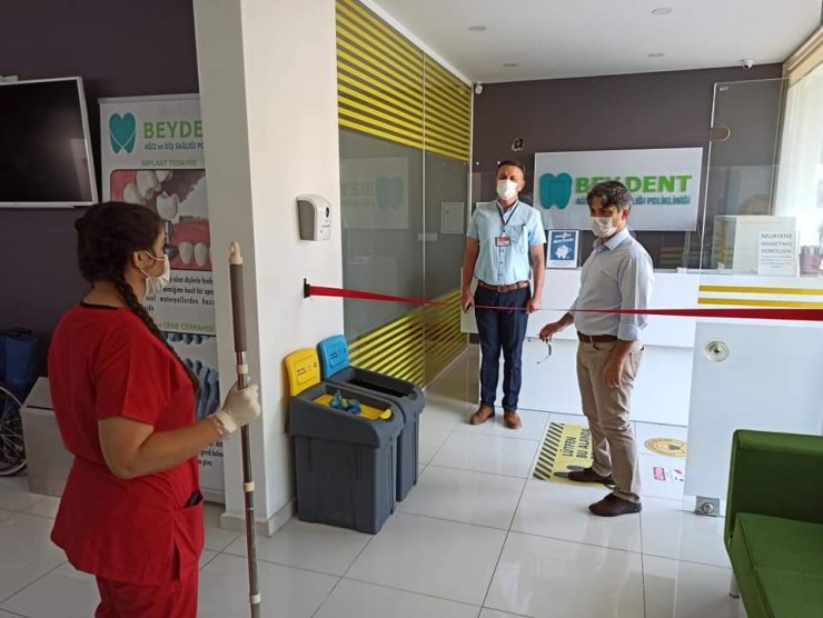 Konya Seydişehir'de 'Sağlık için hepimiz için' denetimleri
