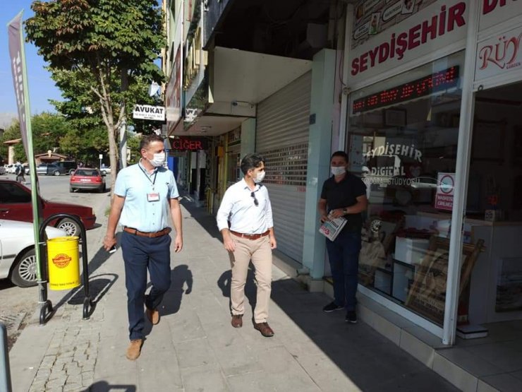 Konya Seydişehir'de 'Sağlık için hepimiz için' denetimleri