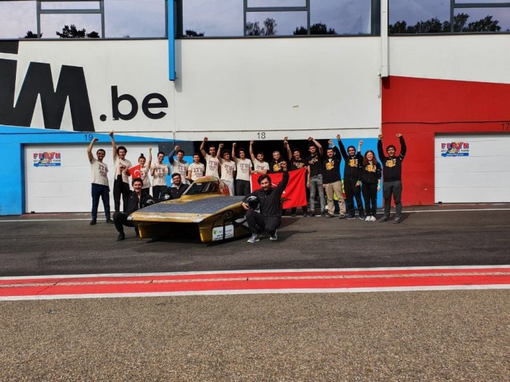 Araba yarışları dünyasında bir ödül de İTÜ Güneş Aracına