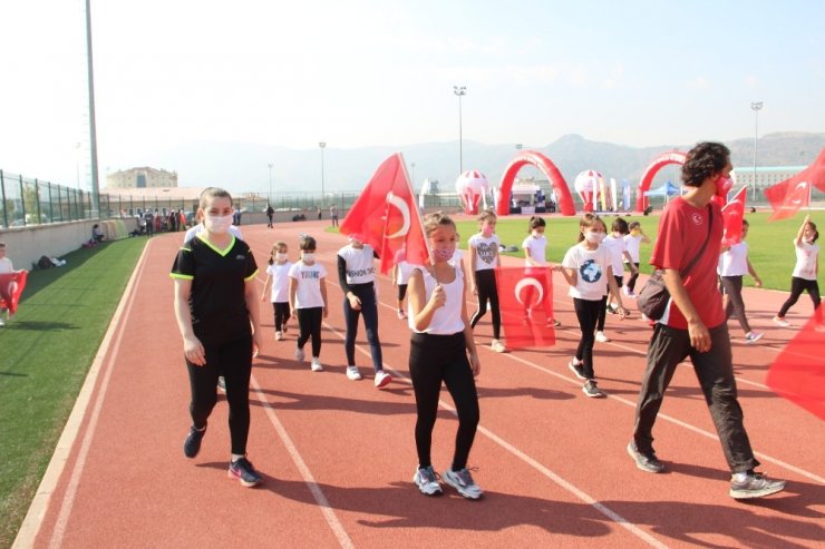 "Avrupa Spor Haftası" etkinleri Korona virüs önlemleri altında yapıldı