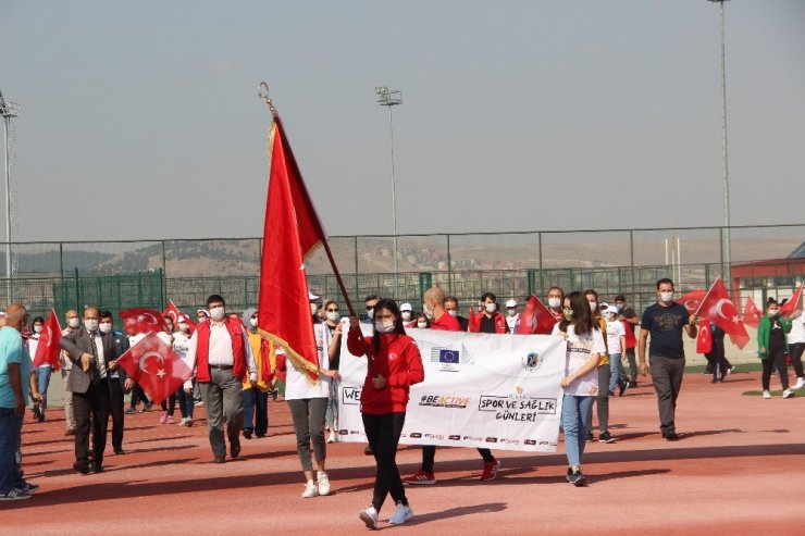 "Avrupa Spor Haftası" etkinleri Korona virüs önlemleri altında yapıldı