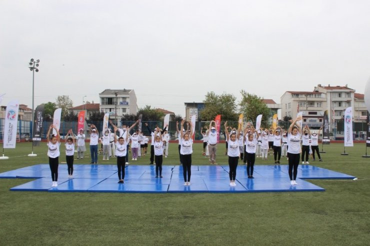 Düzce’de pandemi sonrası ilk spor gösterisi düzenlendi