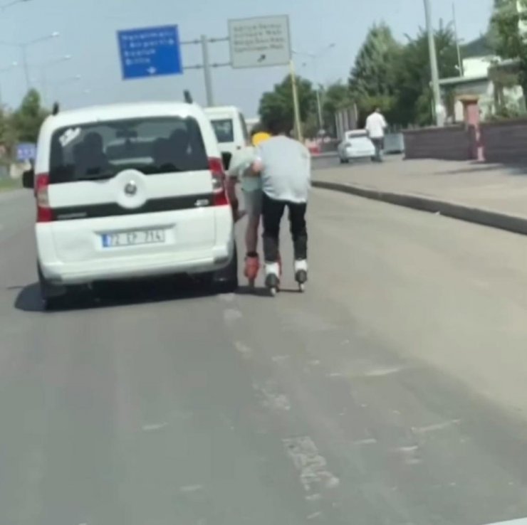 Batman’da patenli gençlerin tehlikeli yolculuğu