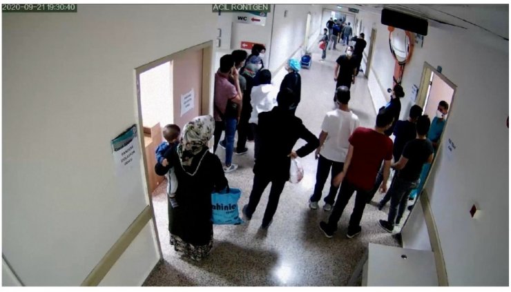 Fotoğraf kareleri öfkeli hasta yakınlarını tek tek ele verdi
