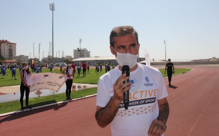 Adıyaman’da Avrupa Spor Haftası etkinliği düzenlendi