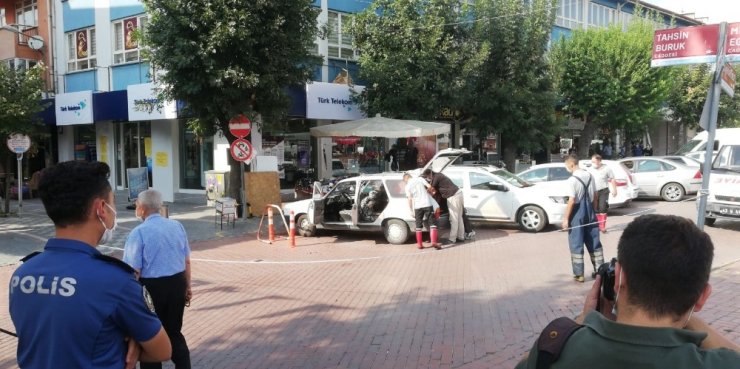 LPG’li araçta gaz kaçağı korkuttu