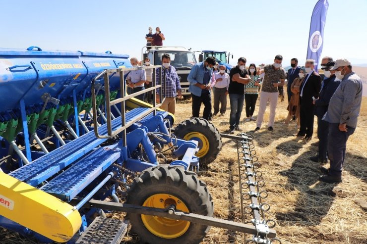 Doğrudan ekim tekniğinin yaygınlaştırılması projesi hayata geçti