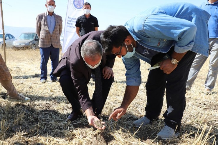 Doğrudan ekim tekniğinin yaygınlaştırılması projesi hayata geçti