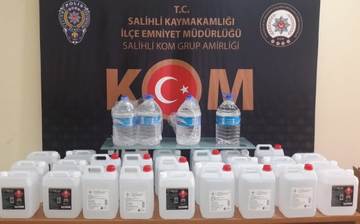 Manisa’da sahte içki ve uyuşturucu operasyonu