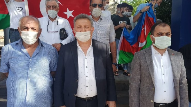 Malatya’da Azerbaycan’a destek