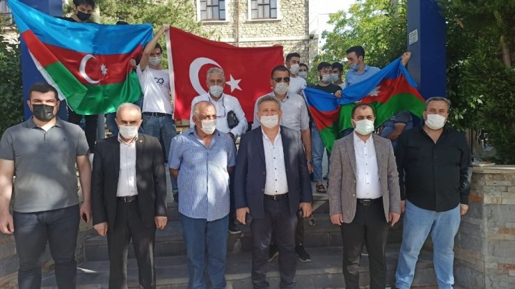 Malatya’da Azerbaycan’a destek