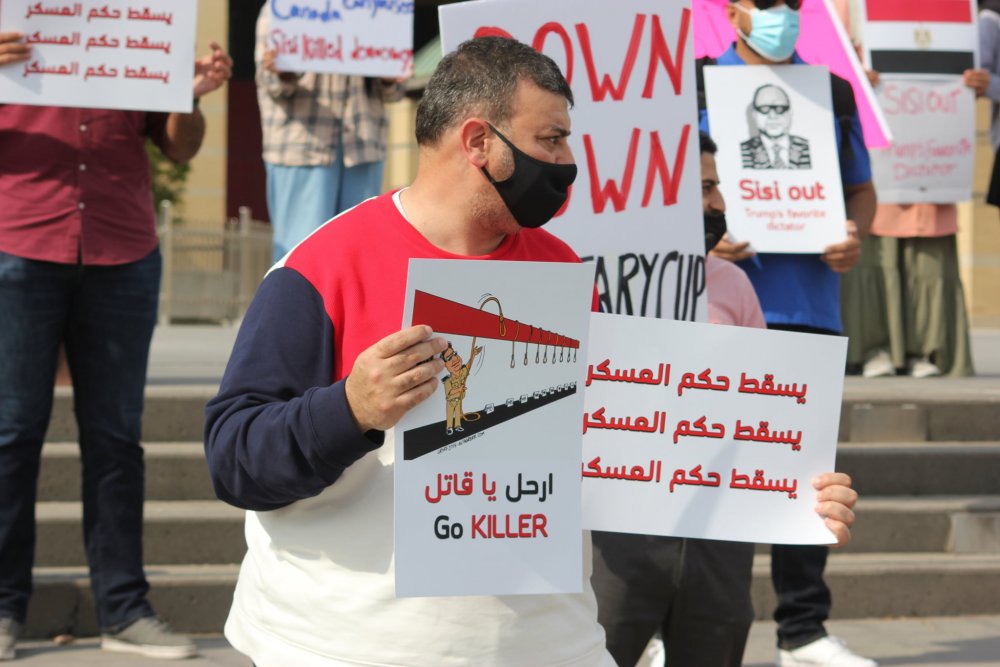 Kanada’da Mısır’daki eylemlere destek gösterileri