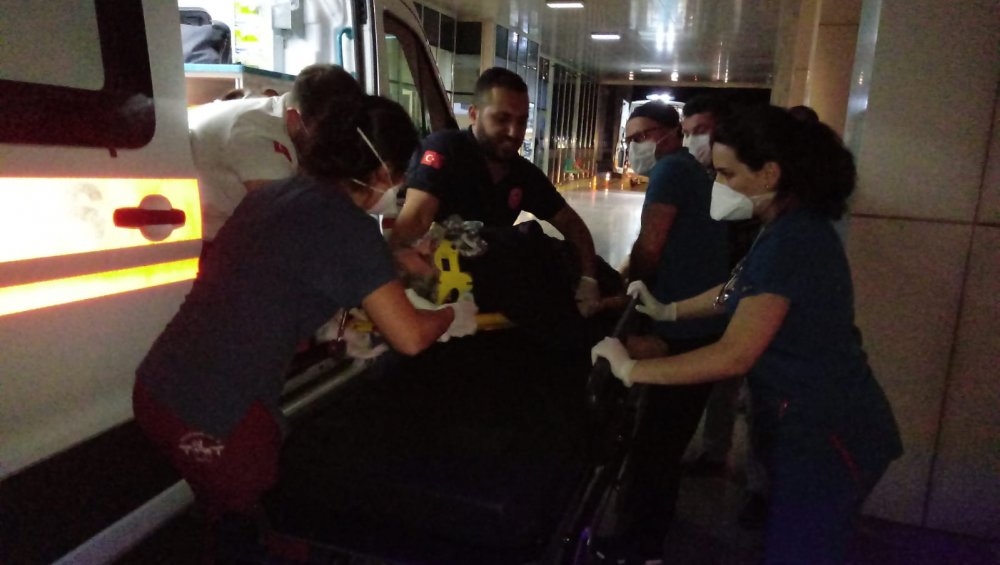 Kazada ağır yaralanan 78 yaşındaki motosiklet sürücüsü hastanede öldü