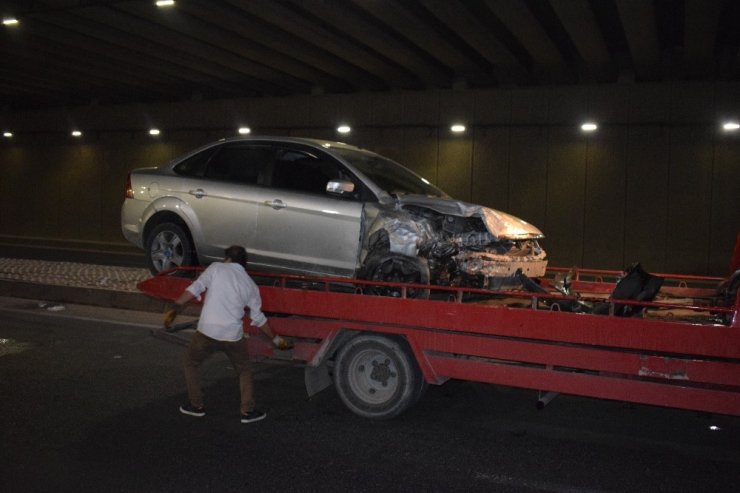 Malatya’da alt geçitte trafik kazası: 2 yaralı