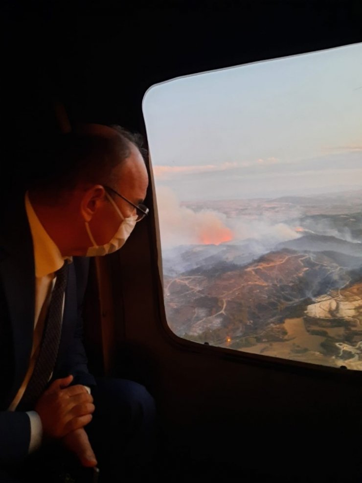 Manisa Valiliğinden orman yangınına ilişkin açıklama
