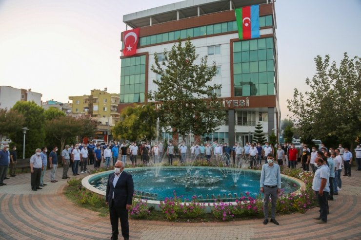 Erdemli Belediyesi’nden Azerbaycan’a destek