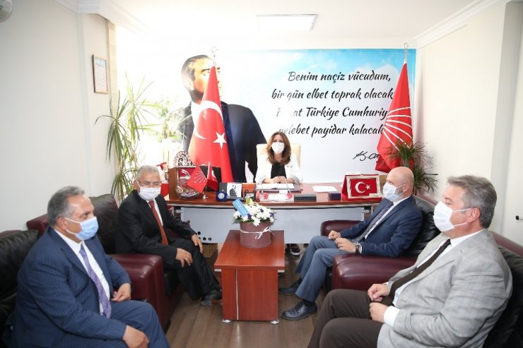 Başkanlardan MHP, CHP ve İYİ Parti’ye ziyaret