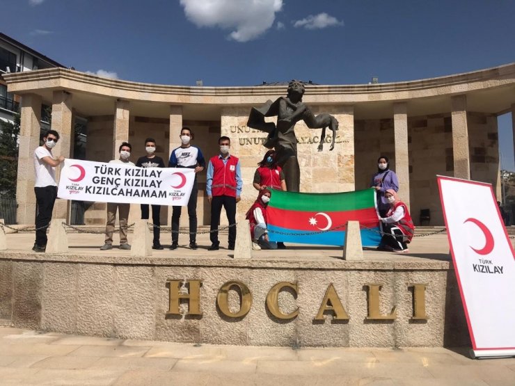 Genç Kızılay’dan Azerbaycan’a destek mesajı