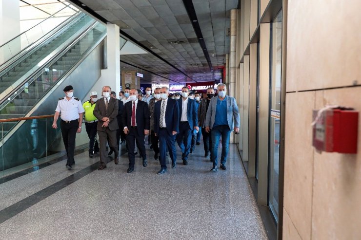 Vali Atik ve Başkan Zolan’dan korona denetimlerini sürdürüyor