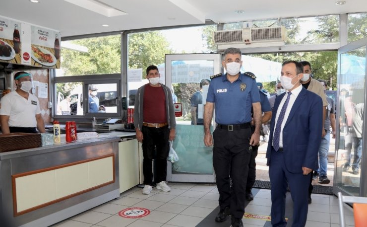 Rektör Çalış’dan ERÜ Kampüsünde Covid-19 Denetimi