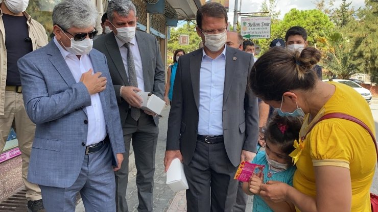 Hatay Valisi Doğan’dan Samandağ’da korona denetimi