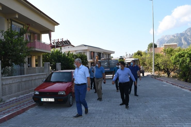 Kemer Belediyesi’nden Göynük’te alt yapı çalışmaları