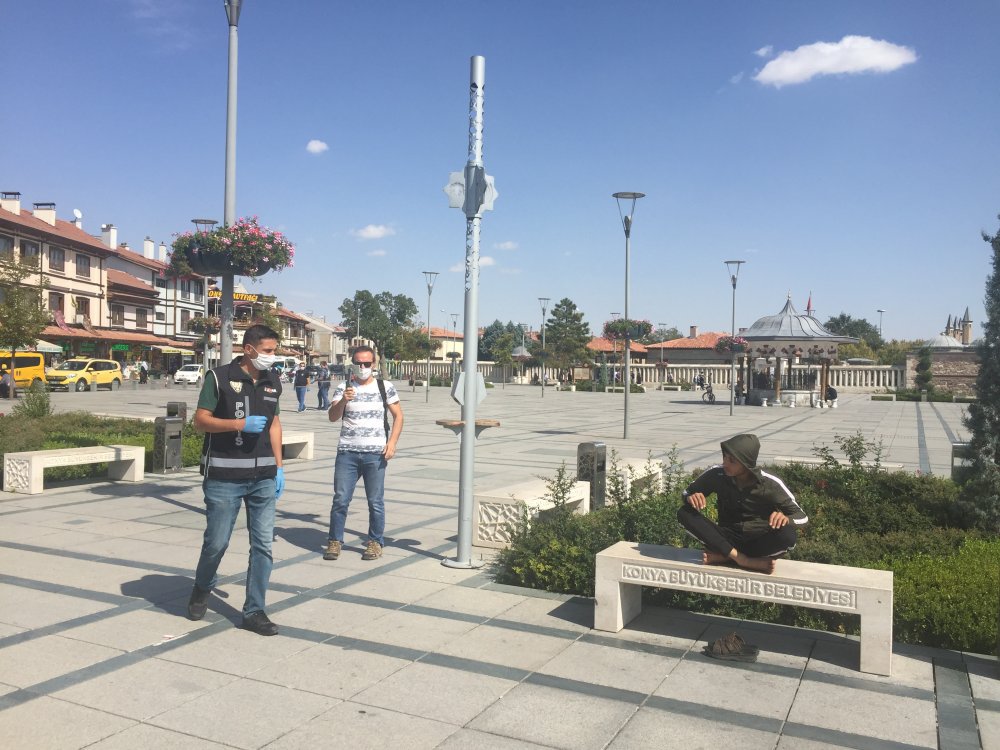 Konya Aksaray ve Karaman'da koronavirüs denetimleri