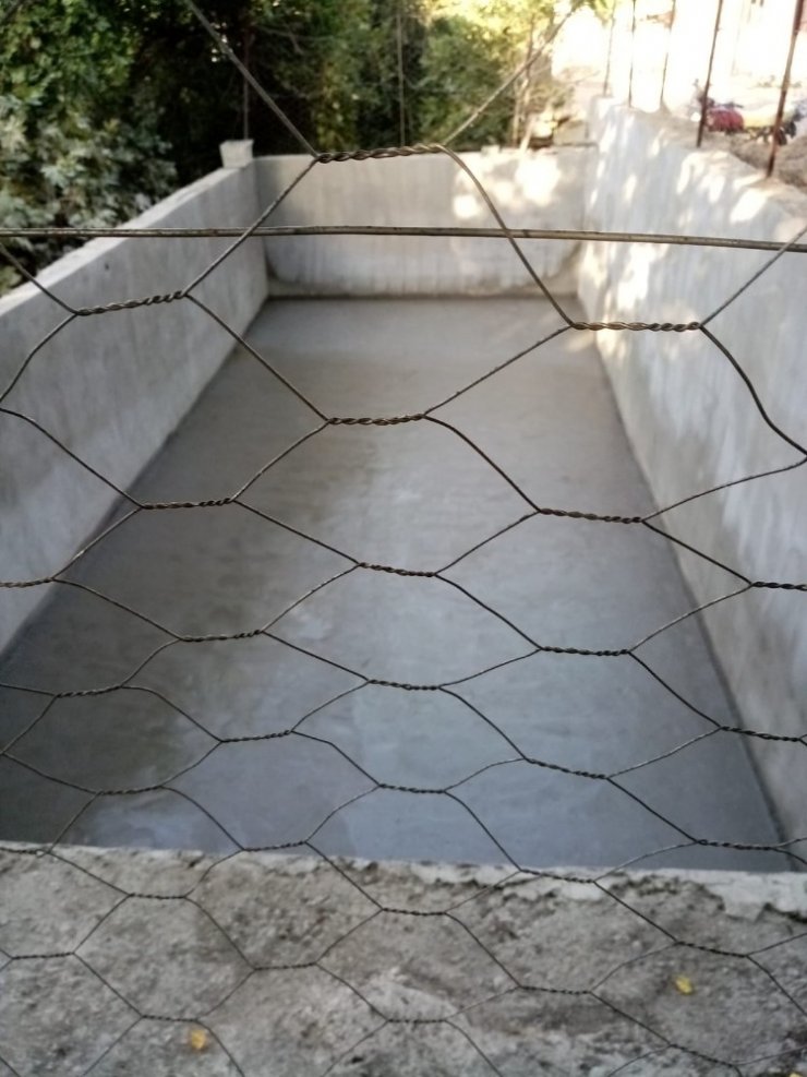 Tarımsal sulama havuzunun yenileme çalışmalarına destek