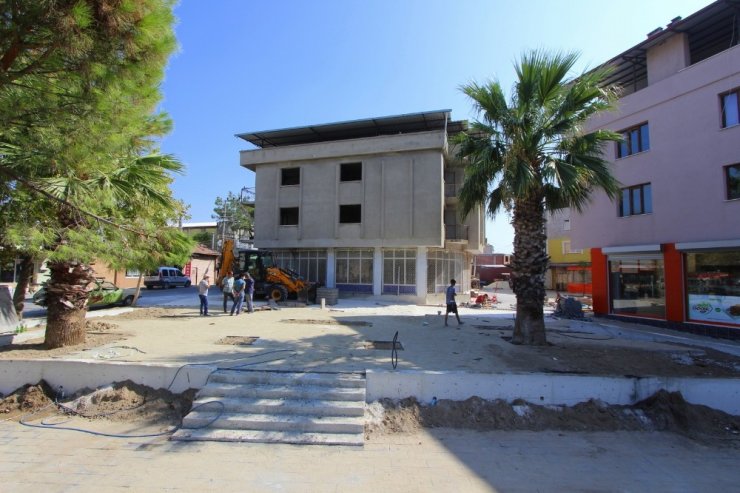 Paşaköy Mahalle meydanı yenileniyor