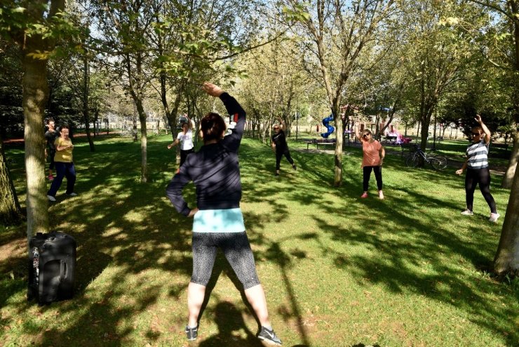 Açık hava egzersizleri sürüyor