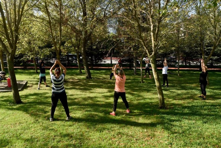 Açık hava egzersizleri sürüyor